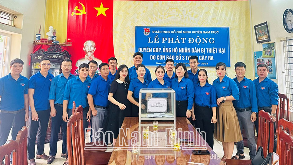 Thanh niên Nam Trựcxung kích tình nguyện vì cuộc sống cộng đồng