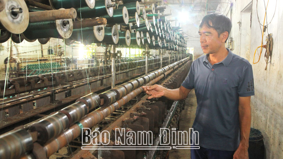 Phát triển nghề dệt lưới cướcở thị trấn Thịnh Long