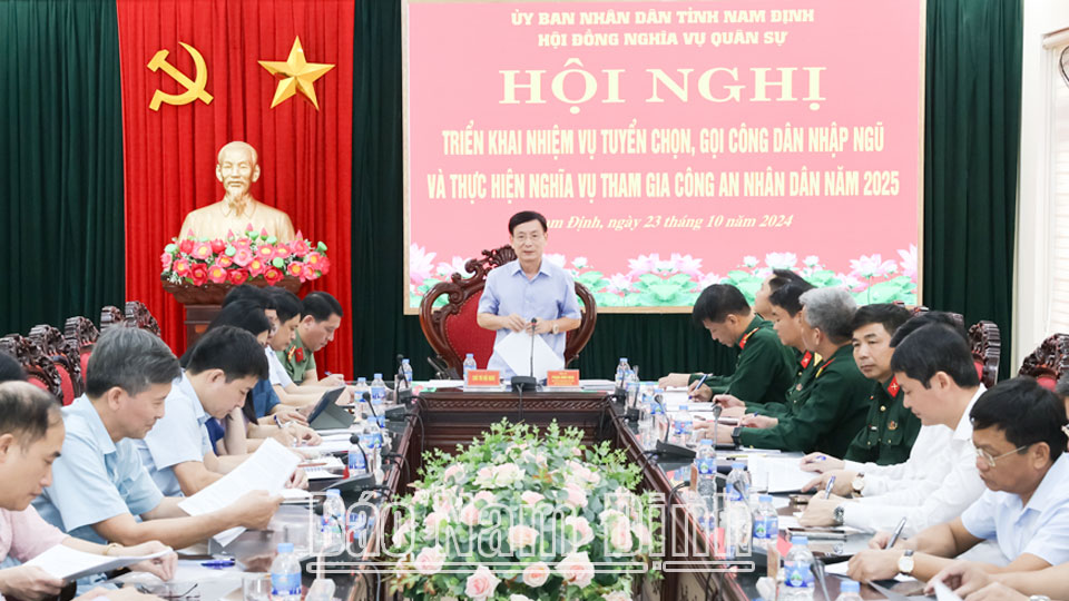 Triển khai nhiệm vụ tuyển chọn, gọi công dân nhập ngũ năm 2025