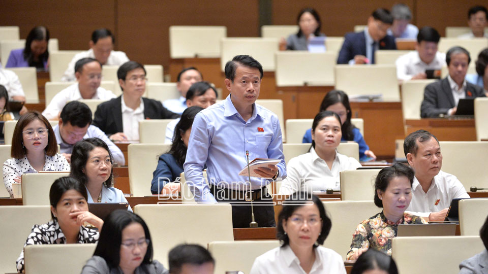 Đoàn đại biểu Quốc hội tỉnh tham gia thảo luận về dự thảo Luật Di sản văn hóa (sửa đổi)