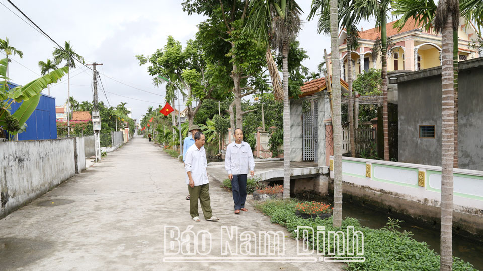 Đảng bộ xã Trực Thái lãnh đạo xây dựng nông thôn mới nâng cao, kiểu mẫu