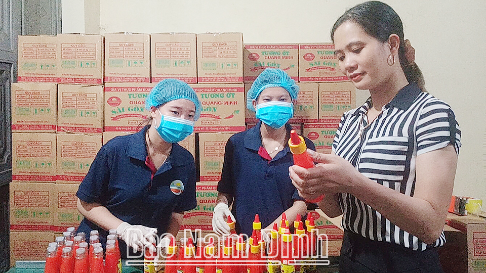 Khởi nghiệp từ mô hình chế biến gia vị