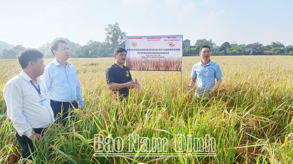 Đẩy mạnh ứng dụng, chuyển giao tiến bộ kỹ thuật vào sản xuất nông nghiệp