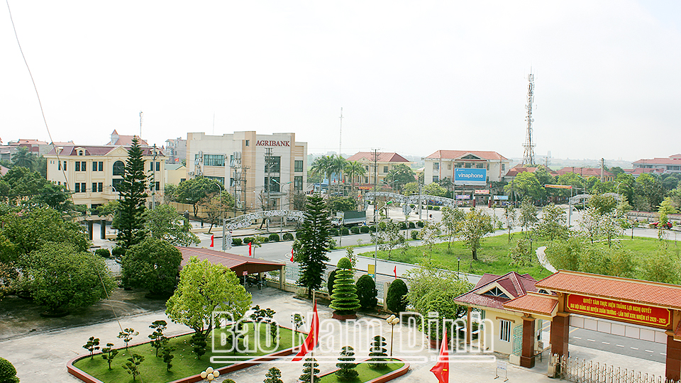 Xuân Trường định hướng phát triển đô thị xanh, bền vững