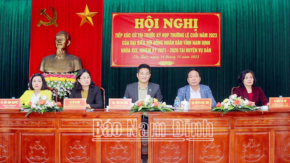 Đại biểu HĐND tỉnh tiếp tục chương trình tiếp xúc cử tri các địa phương trong tỉnh