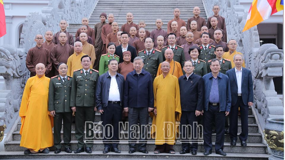 Giáo hội Phật giáo tỉnh Nam Định luôn đồng hành cùng sự phát triển chung của quê hương, đất nước