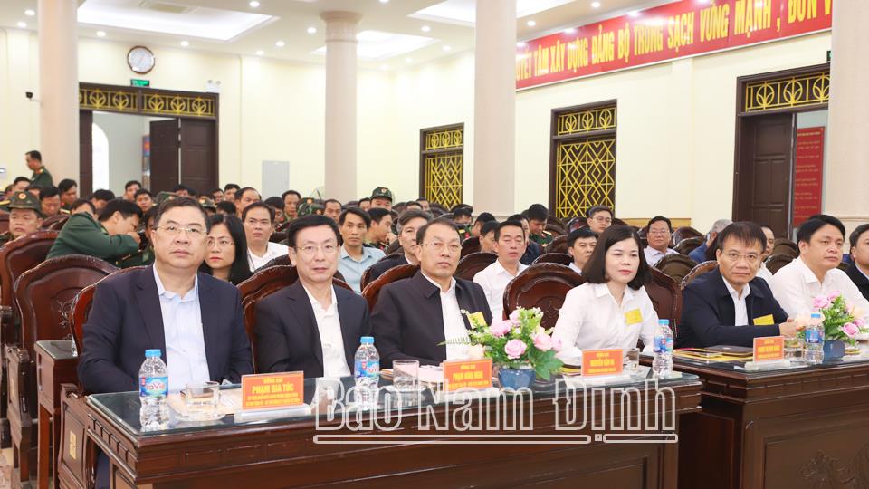 Khai mạc diễn tập Chỉ huy cơ quan 1 bên, 2 cấp trên bản đồ và ngoài thực địa, có một phần thực binh năm 2023