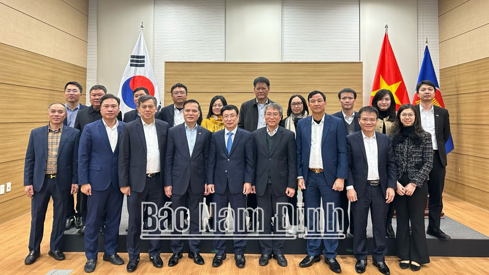 Đoàn công tác của tỉnh thăm, làm việc, xúc tiến đầu tư tại Hàn Quốc