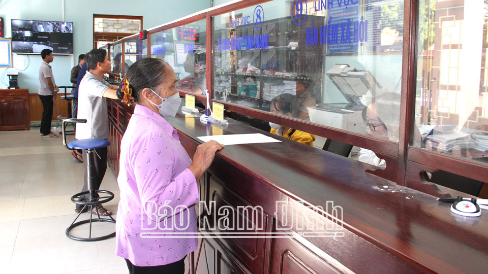 Giao Thủy đẩy mạnhcải cách hành chính