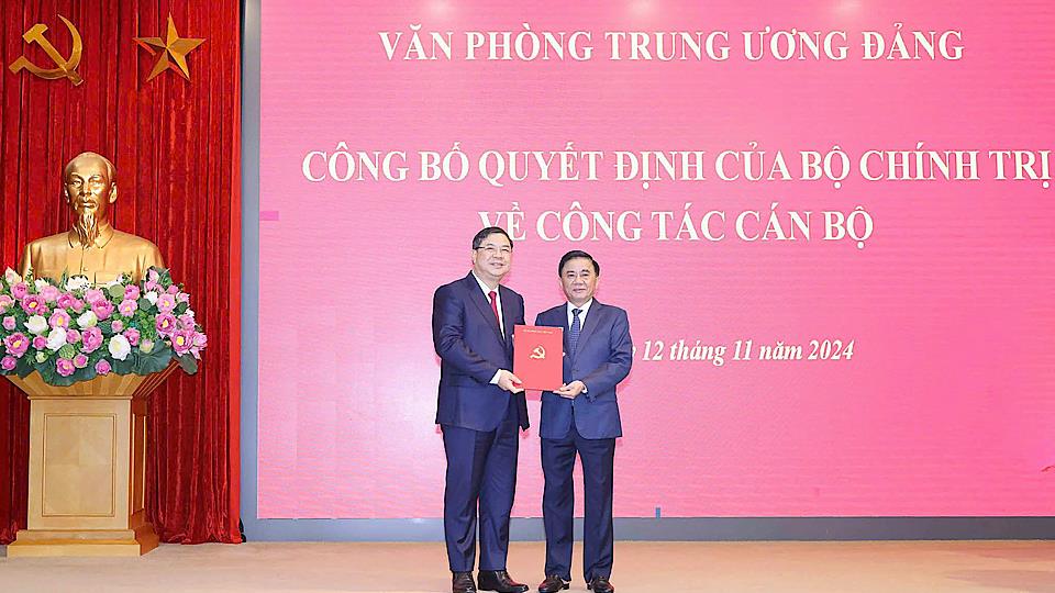 Đồng chí Bí thư Tỉnh ủy Nam Định Phạm Gia Túc giữ chức Phó Chánh Văn phòng Trung ương Đảng
