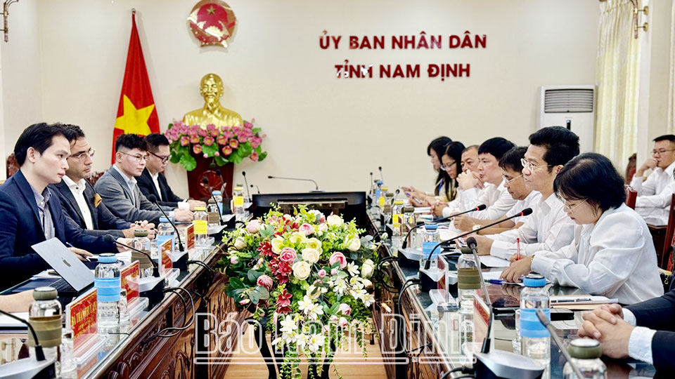 Nam Định thắt chặt hợp tác chiến lược với Diễn đàn Kinh tế Thụy Sỹ - Việt Nam