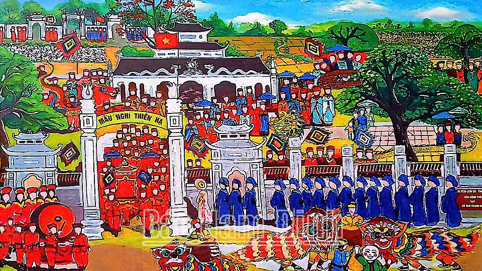 Hội họa Nam Định với đề tài di tích lịch sử