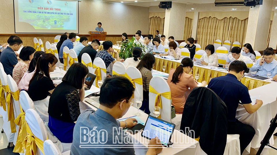 Diễn đàn đối thoại tăng cường quản lý Khu Dự trữ sinh quyển thế giới châu thổ sông Hồng