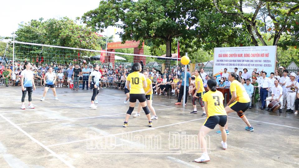 Trực Ninh phát triểnsự nghiệp thể dục thể thao