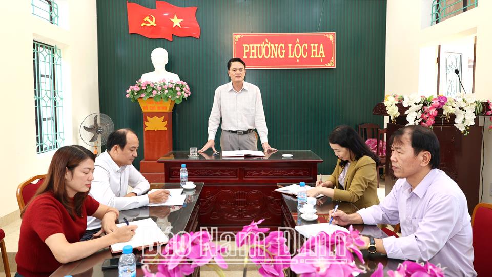 Thành phố Nam Định tập trung chuẩn bị đại hội đảng bộ các cấp nhiệm kỳ 2025-2030