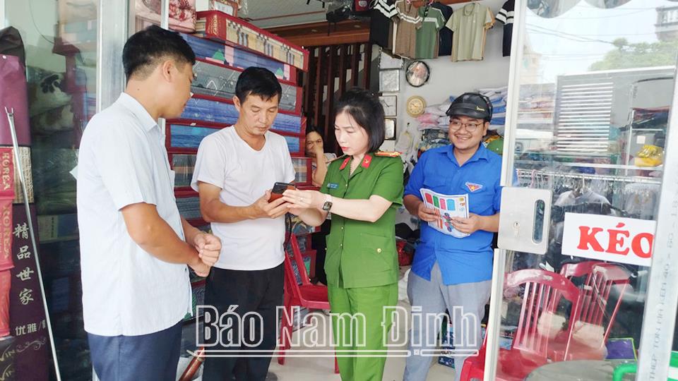 Giao Thủy tích cực triển khai ứng dụngdữ liệu dân cư, định danh và xác thực điện tử