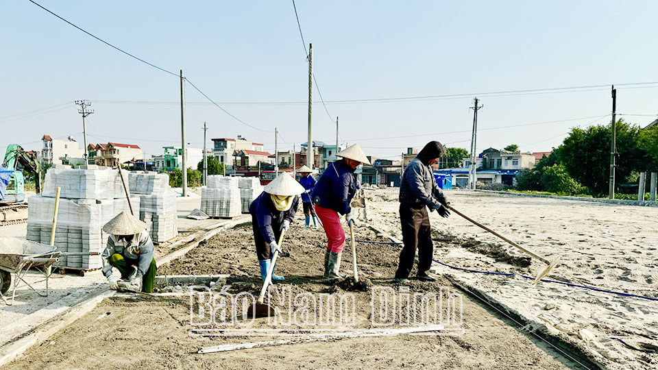 Nam Trực tăng tốc xây dựng các khu đô thị văn minh, hiện đại