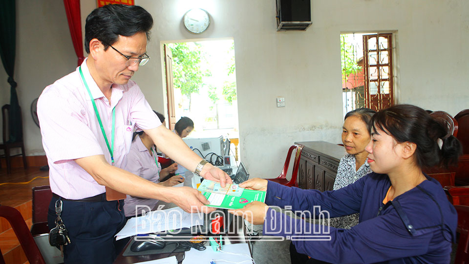 Nâng cao hiệu quả hoạt độngđiểm giao dịch tín dụng chính sách cấp xã