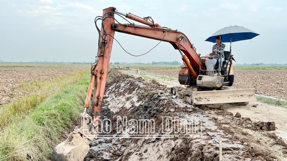 Tích cực triển khai hiệu quả kế hoạchlàm thuỷ lợi nội đồng vụ đông xuân 2024-2025
