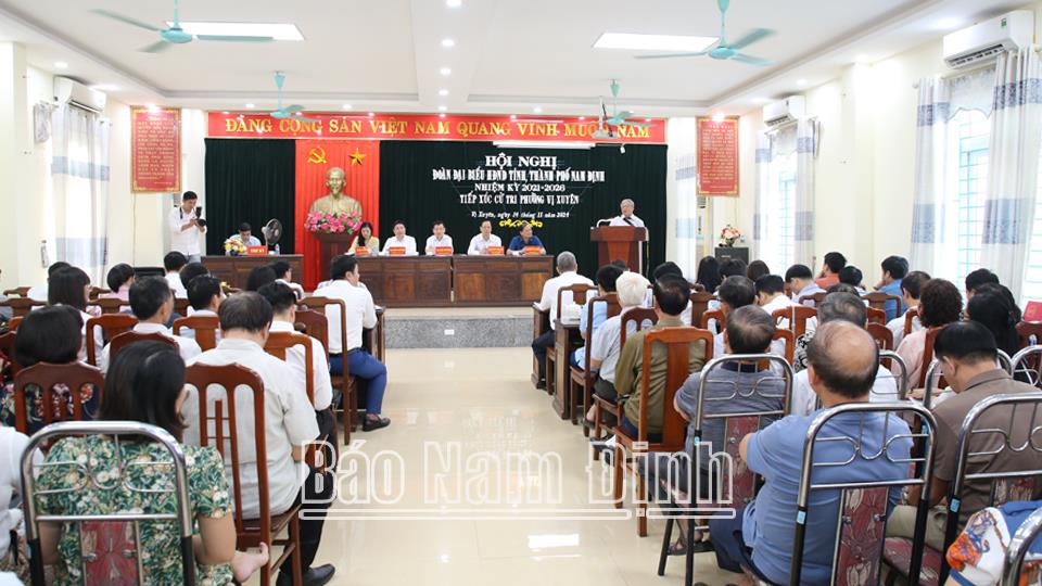 Nâng cao chất lượng tiếp xúc cử tri của đại biểu hội đồng nhân dân