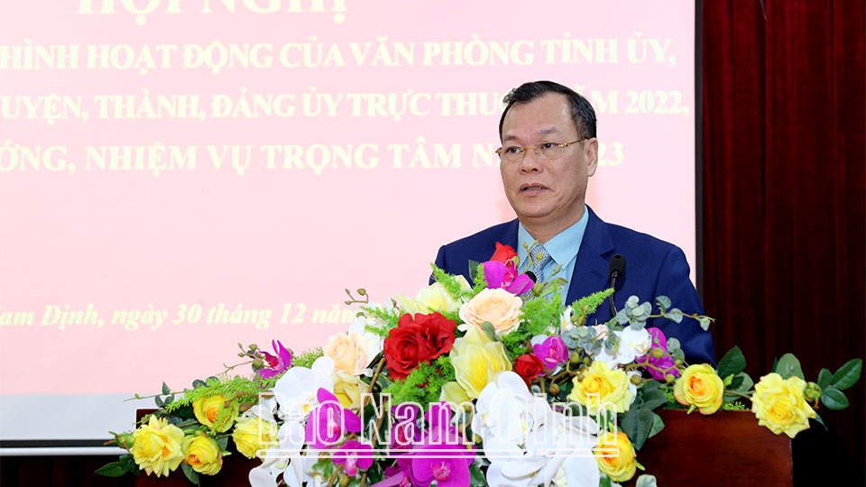 Đổi mới nâng cao chất lượng công tác tham mưu, tổng hợp của Văn phòng cấp ủy