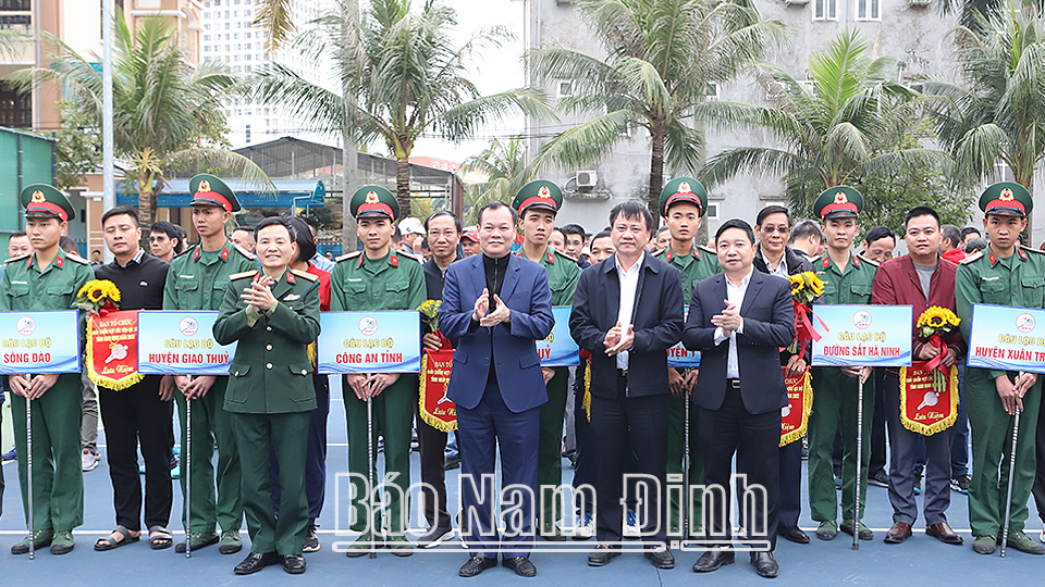 Khai mạc Giải quần vợt các câu lạc bộ tỉnh Nam Định năm 2022