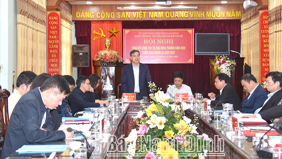 Khối thi đua các sở, ngành Khoa học - Văn hoá - Xã hội phát động thi đua năm 2023