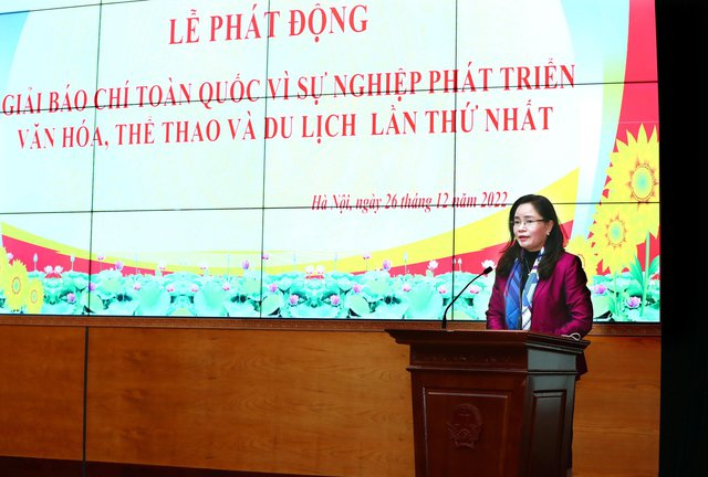 Phát động giải Báo chí toàn quốc “Vì sự nghiệp phát triển văn hóa, thể thao và du lịch”