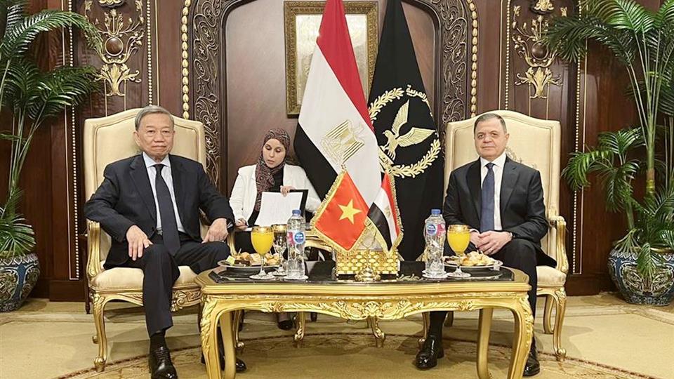 Việt Nam và Ai Cập có nhiều dư địa để hợp tác trên lĩnh vực bảo đảm an ninh, trật tự