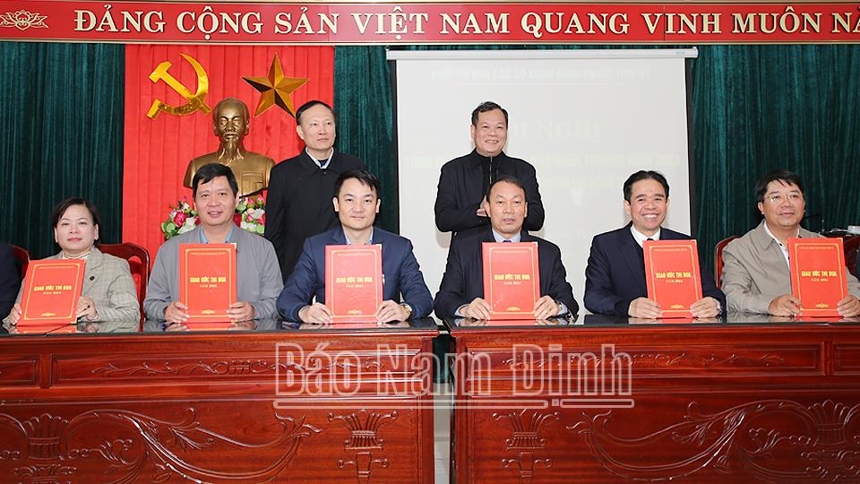 Khối thi đua các cơ quan Đảng thuộc Tỉnh ủy đẩy mạnh phong trào thi đua