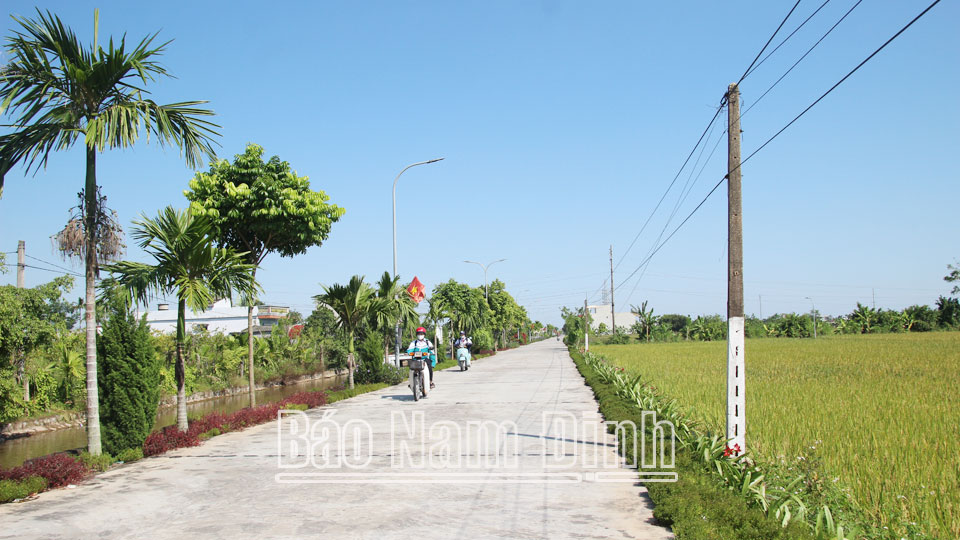 Mặt trận Tổ quốc Hải Hậu vận động nhân dânxây dựng nông thôn mới nâng cao, kiểu mẫu