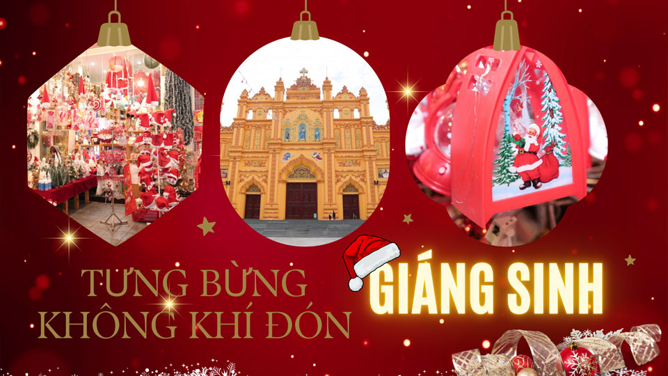 Tưng bừng không khí đón Giáng sinh