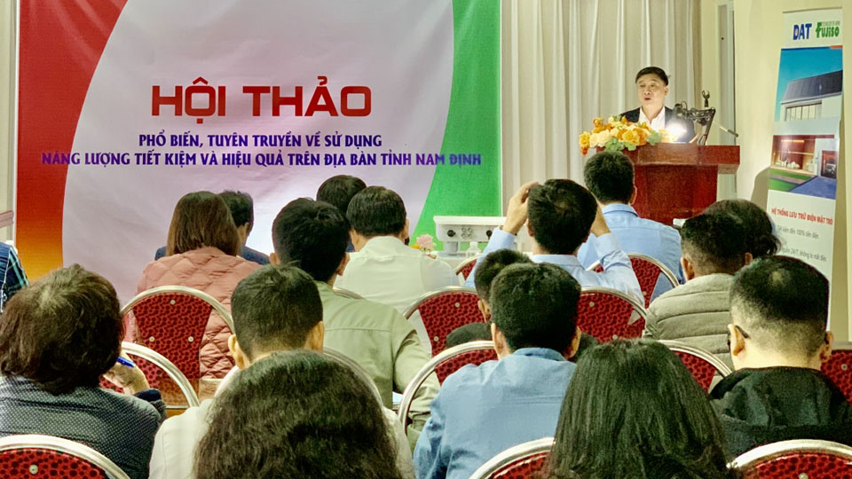 Hội thảo về sử dụng năng lượng tiết kiệm, hiệu quả