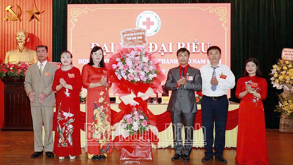 Đại hội đại biểu Hội Chữ thập đỏ thành phố Nam Định lần thứ I, nhiệm kỳ 2024-2029