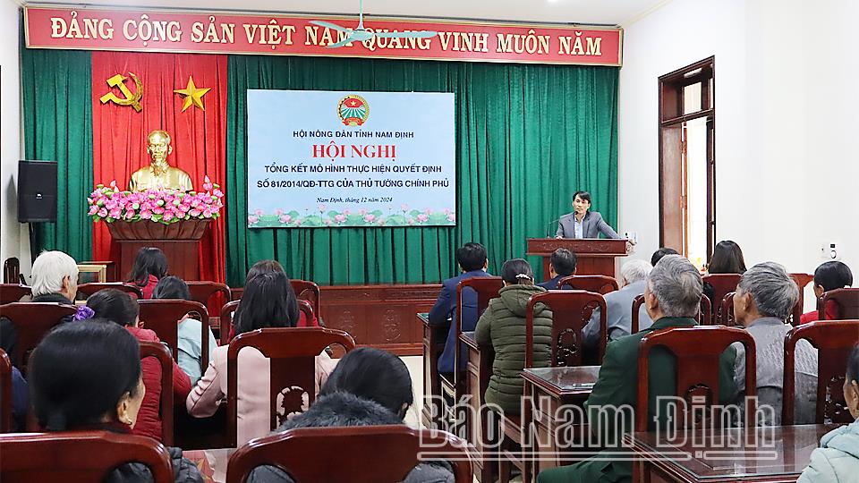 Tổng kết mô hình điểm Hội Nông dân tham gia tiếp công dân, giải quyết khiếu nại, tố cáo