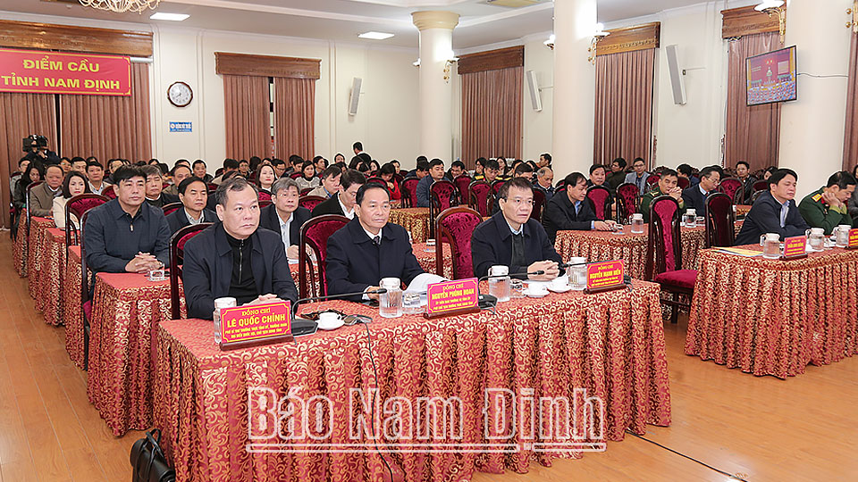 Hội nghị trực tuyến toàn quốc tổng kết công tác tổ chức xây dựng Đảng năm 2024