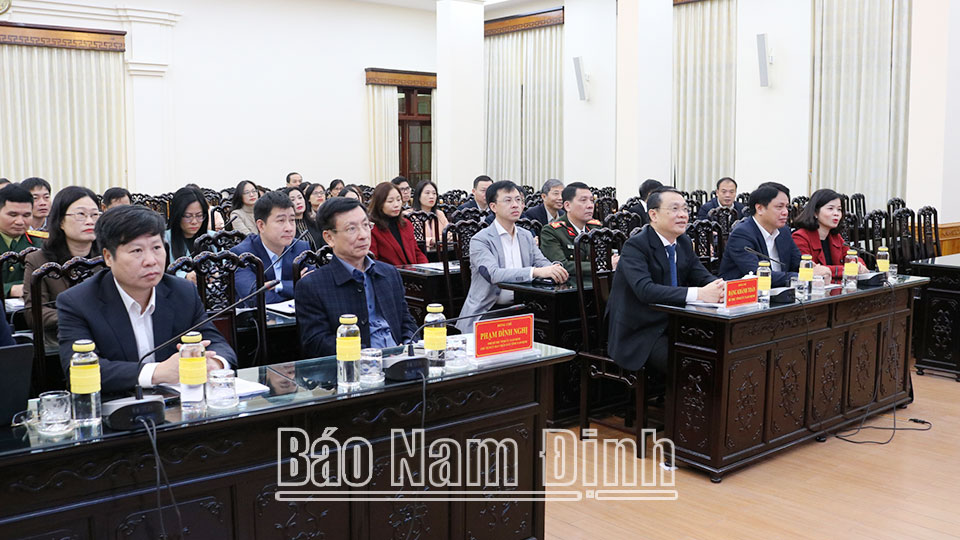 Hội nghị trực tuyến tổng kết công tác năm 2024 và triển khai nhiệm vụ trọng tâm ngành Văn hóa, Thể thao và Du lịch năm 2025