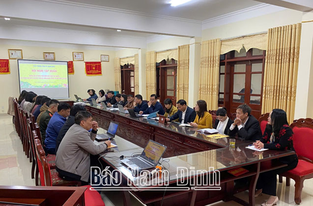 Văn phòng Tỉnh ủy tổ chức tập huấn sử dụng Phần mềm hệ thống thông tin Điều hành tác nghiệp do Trung ương Đảng chuyển giao