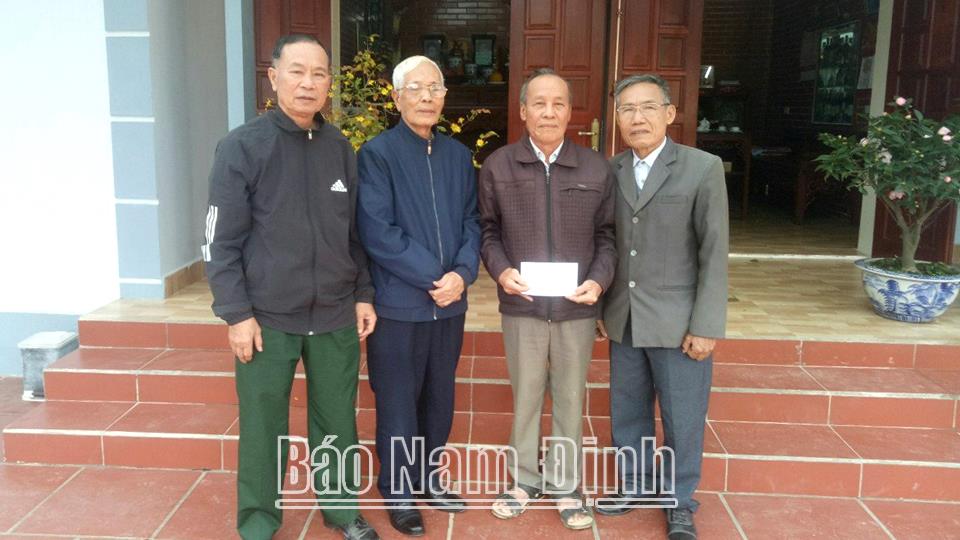 Nam Trực quan tâm, chăm sóc nạn nhân chất độc da cam