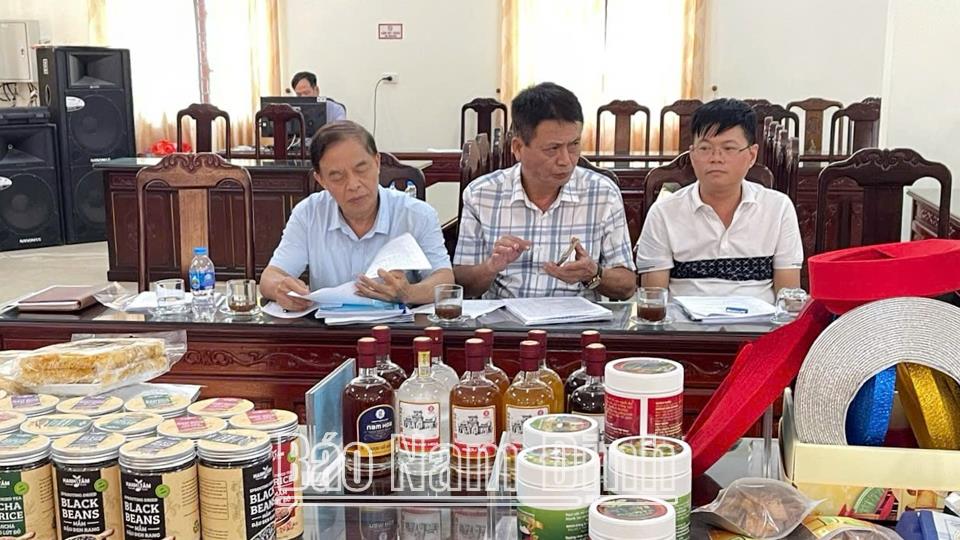 Nam Trực phát triển sản phẩm OCOP gắn vớigiá trị sản phẩm truyền thống và sức mạnh cộng đồng