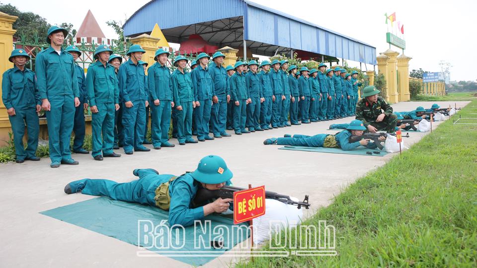 Công tác quốc phòng, quân sự địa phươngở Xuân Trường