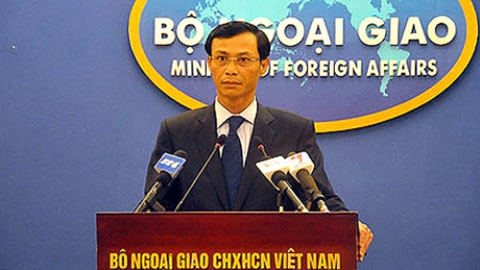 Phản đối quy định mới của Trung Quốc về đánh bắt cá ở Biển Đông