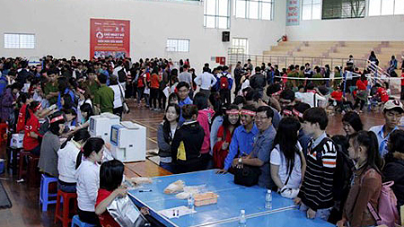 Sôi động ngày hội hiến máu Chủ nhật Đỏ lần thứ 7