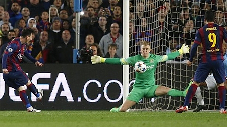 Lượt về vòng 1/8 Champions League: Lại thua Barcelona, Manchester City bị loại