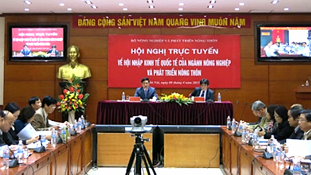 Hội nghị trực tuyến về hội nhập kinh tế quốc tế của ngành Nông nghiệp và Phát triển nông thôn