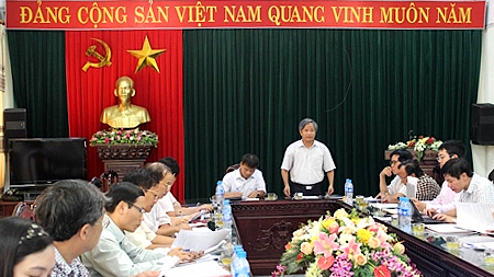 Giao ban báo chí tháng 4