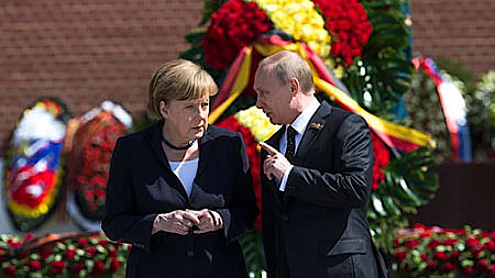 Thủ tướng Đức hội đàm với Tổng thống Nga