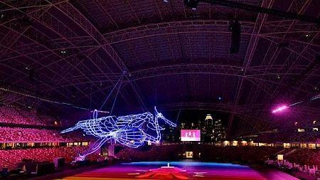 Lễ khai mạc SEA Games 28 trình diễn hệ thống đèn chiếu laser hiện đại nhất thế giới