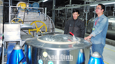 Không khí sản xuất đầu năm ở các doanh nghiệp khu công nghiệp