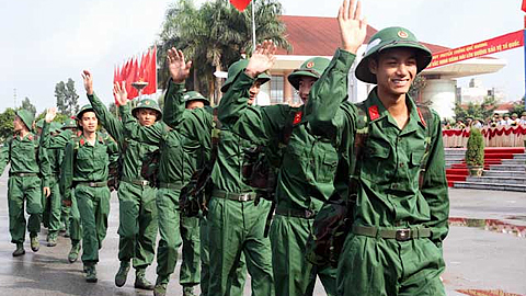 Tưng bừng ngày hội giao quân